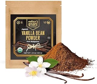 Nature's Greatest Organic Madagascar Ground Vanilla Bean Powder - Pure, ...
