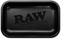 Vista 2 de RAW Murder'd Blackout - Bandeja para cigarrillos Papel negro de tamaño 1-1/4, puntas, bandeja mate, máquina de cigarrillos y protector de arco