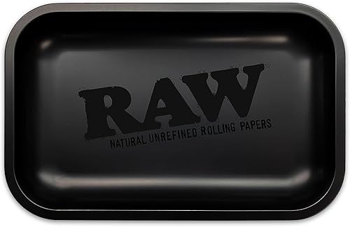 Miniatura 2 de RAW - Combo de bandeja negra mate Murder'd  Incluye papeles para cigarrillos negros RAW delgados de tamaño King, puntas, bandeja, máquina de 4.331