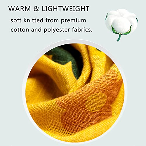 Belsen Summer Soft Cute Print Scarf for Kids Boy Girl Casual Travel Scarf 60"×10"2