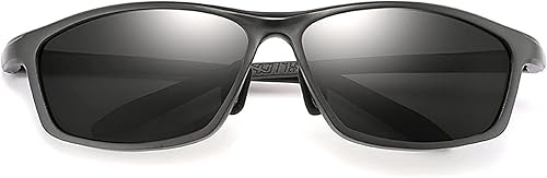 Miniatura 4 de Gafas de sol deportivas de aluminio y magnesio para hombre, con estilo, protección de seguridad para conducción, no bifocales