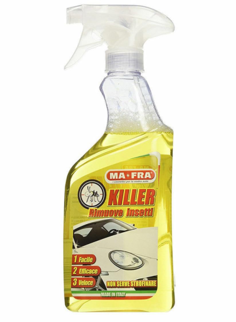 Set Trattamento Plastiche 3in1, Pulitore Cerchi e Gomme, Trattamento Pelle 3in1, Trattamento Tessuti 3in1, Black 3plus Rinnova gomme, Glass Cleaner vetri, Killer Rimuove Insetti (500ml)