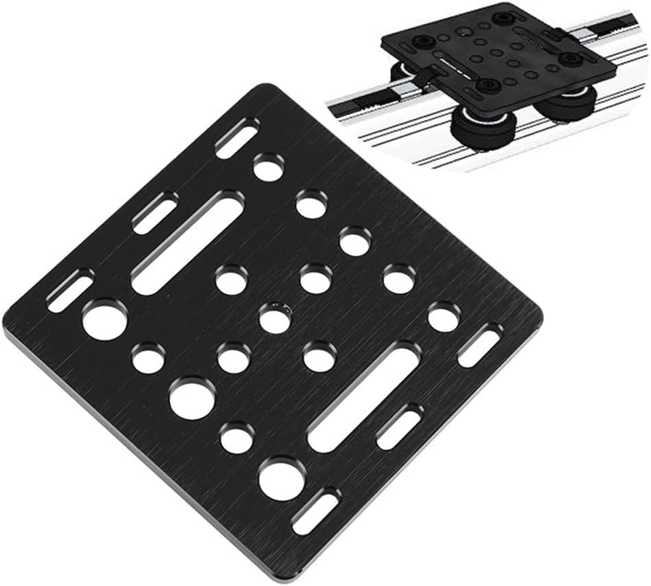 3D Printer Accessories 20mm Aluminum V Type Trough Slider Plate for Openbuilds V-Slot