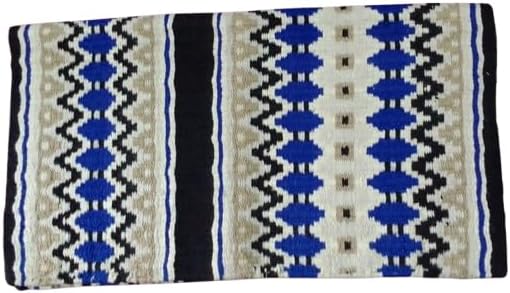 HUMAYL Saddlery New Zealand Show Horse Saddle Blanket Saddle Pad/Blanket for Horses Western Design Handmade Wool Saddle Blanket Top Wool Saddle Pad Regular Size : 34" L x 36" W x 1" inches, SHOW26