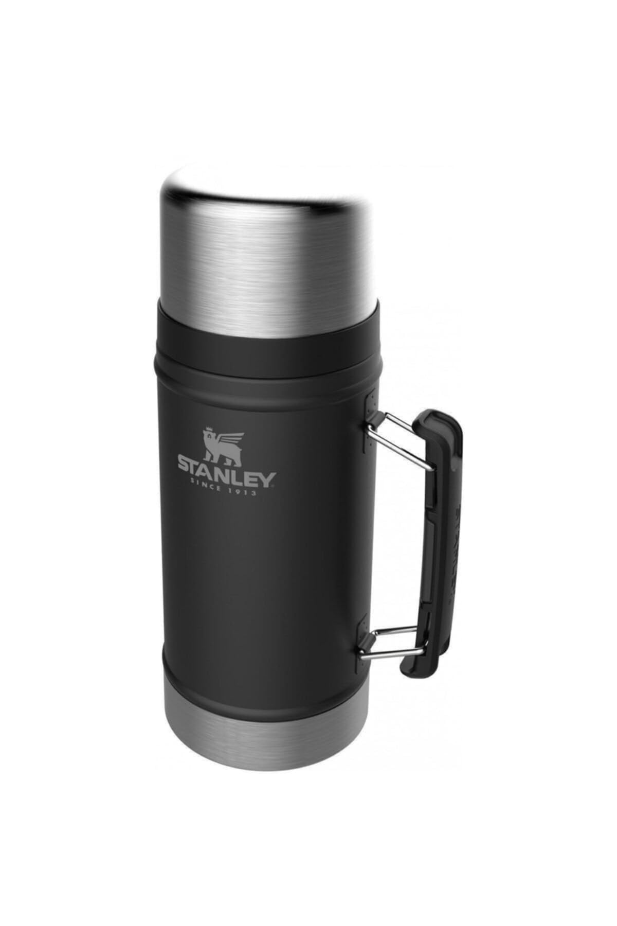 Stanley Classic Legendary Food Jar 0.94L / 1QT Matte Black โ BPA FREE Stainless Steel Food Thermos | Hot for 20 Hours | Leakproof Lid Doubles as Cup | Dishwasher Safe