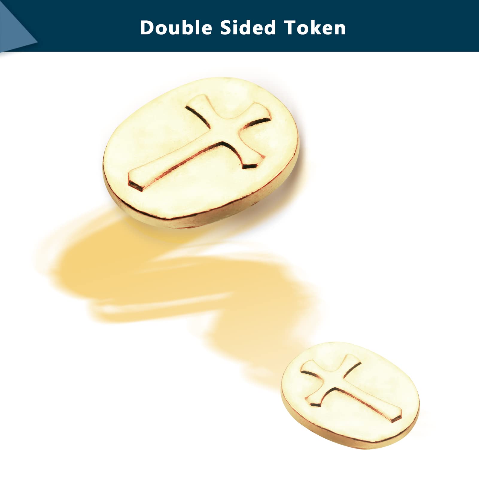 Amazon.co.jp: Gaberic ポケットクロスコイン 20個 - 両面クロストークン - 幸運のお守り - ポケットクロスメタル -  クリスチャンコイン トークン - 信仰ポケットトークン - 小さな十字架 - カトリックギフト (ゴールド) : ホーム＆キッチン