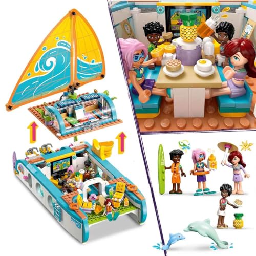 Image of LEGO Friends Travel Boat Adventure Building Kit Role-Play Toy 42664 Building Blocks Toys for 8+ Gift for Boys and Girls