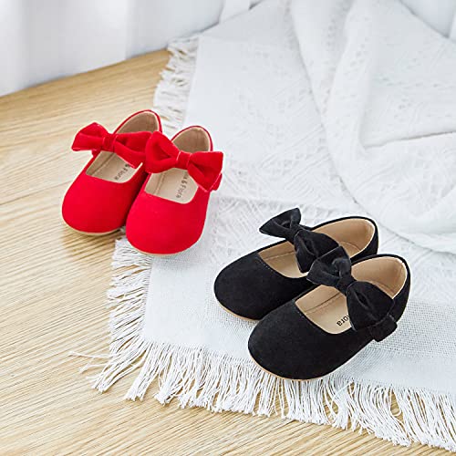 image for Felix & Flora Toddler Flower Girl Dress Shoes Size 7 - Girl Ballet Mar