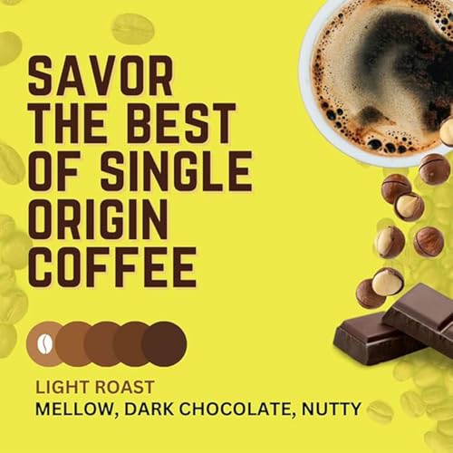 Image of 7 Elements Coffee Roasters Monsoon Malabar Ground Coffee - 250 g (Pack of 1) | Light Roast (Pour-over Grind) | 100% Arabica Freshly Roasted Coffee Grounds | AA Grade | Rich Flavorful Coffee