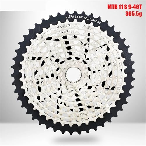 Cassette VTT 11 vitesses 9-46T compatible corps de roue libre XD