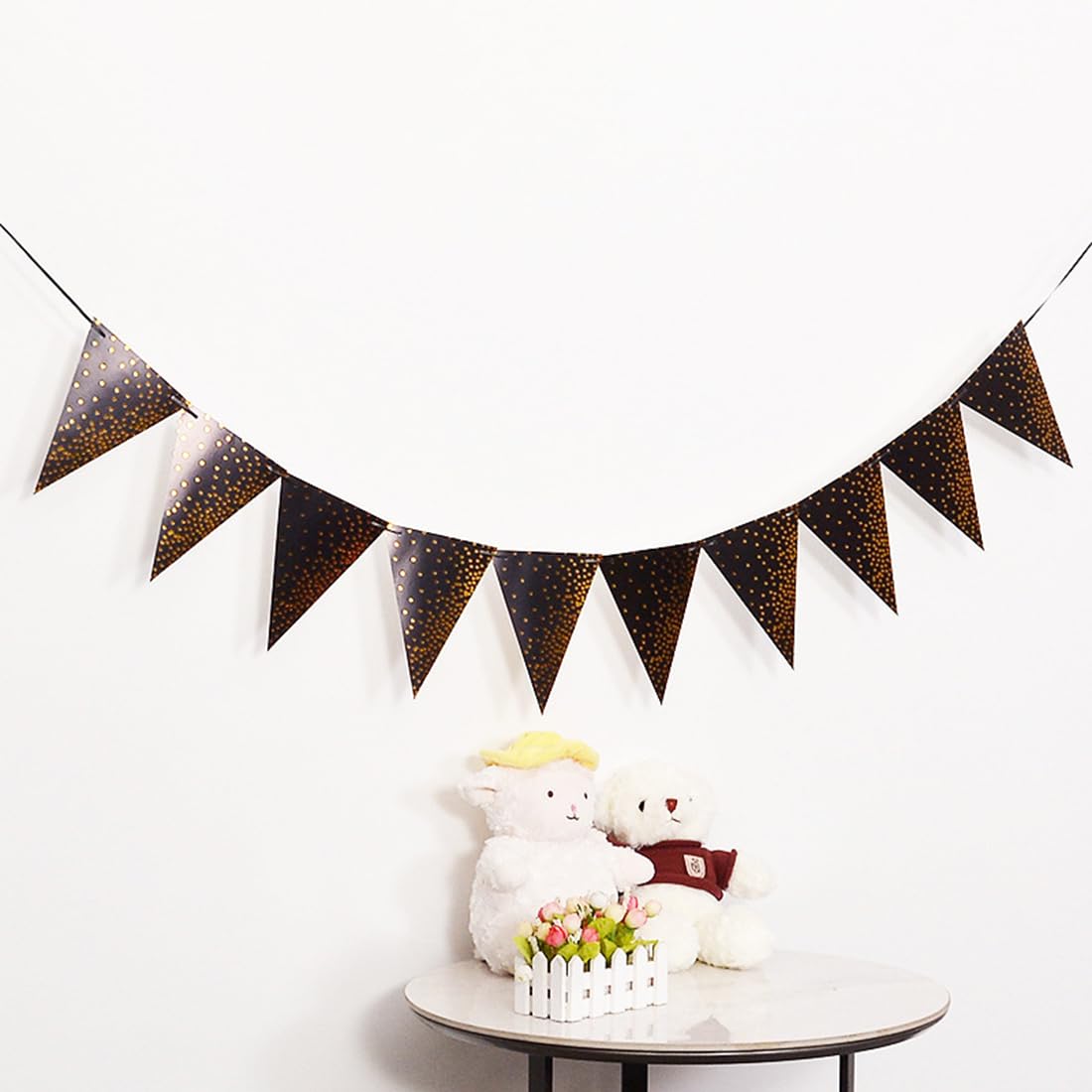 25. Geburtstag Dekoration Set – Schwarz-gold, Mit Folienballon, Banner, Luftballons & Tortenaufleger