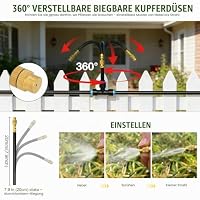 Bewässerungssystem für Garten, 30M Tropfschlauch Bewässerung Automatische – Ansicht 2
