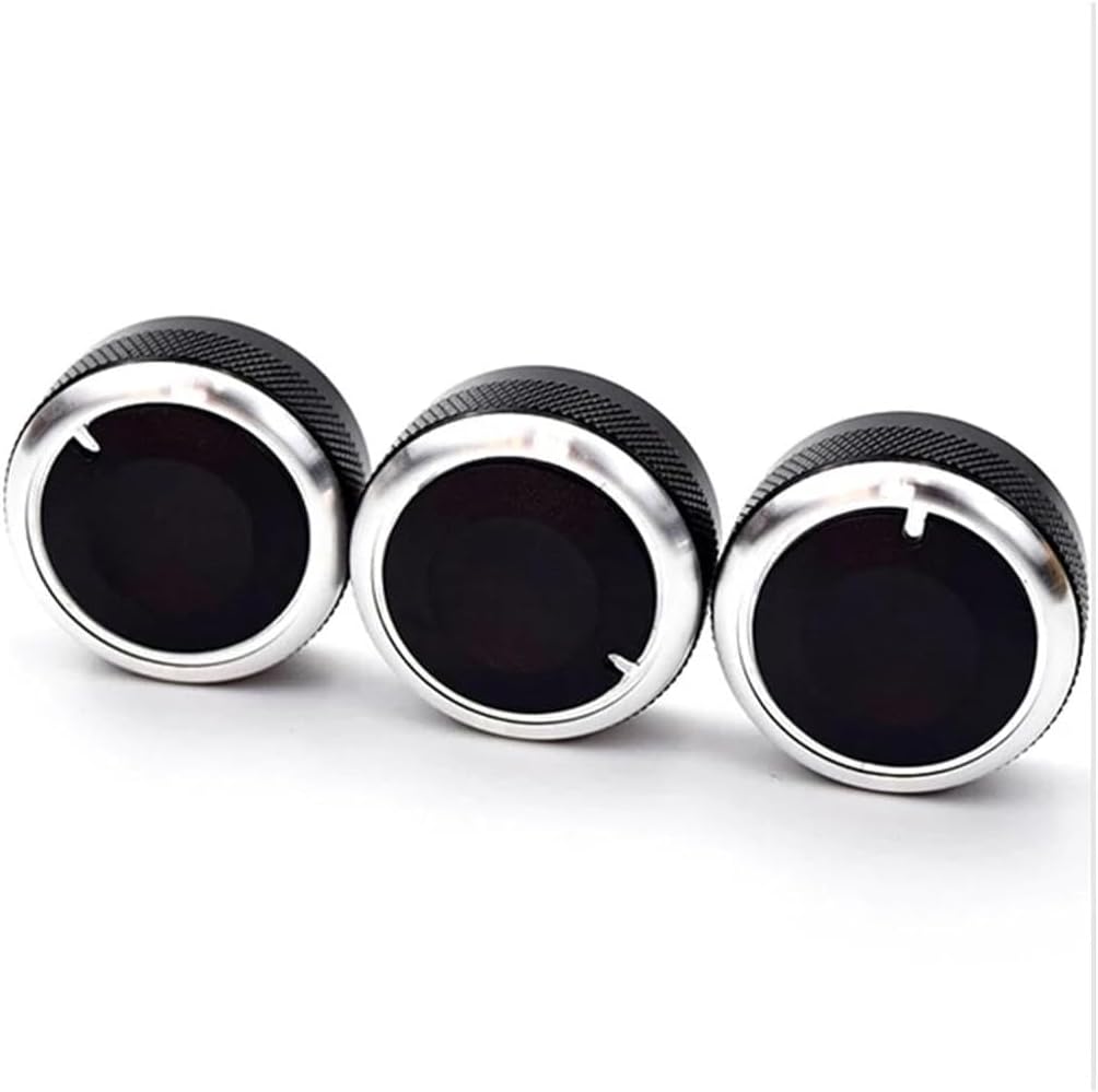 3pcs for Set Compatible for Toyota Ac Knob Air Conditioning Knob Switch for Toyota Yaris VIOS VITZ Vela Echo XP10 for Scion XB