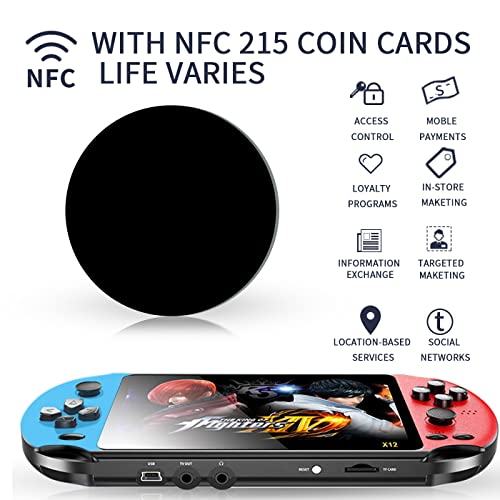 Image of 10pcs Black NTAG215 NFC Tags Round 25mm(1inch) NFC Business Card,Blank Waterproof PVC NFC Cards Tags,Compatible with NFC Enabled Mobile Phones & Device