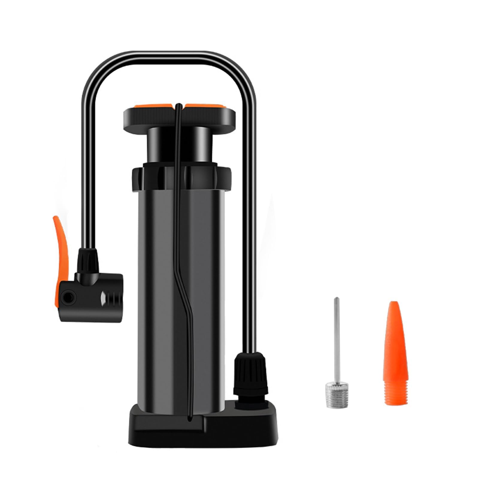 KOWVOWZ Bike Pump, Portable Bicycle Pump, Mini Air Pump Bike Floor Pump Basketball Manual Air Pump Inflator for Tyre Balls Balloons Inflatables