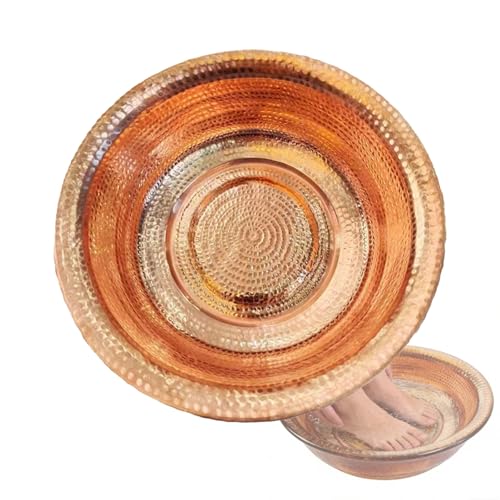 Lavabo de Cobre para Pedicura Portátil 7L 40cm
