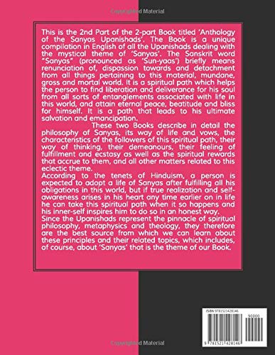 Anthology of the Sanyas Upanishads: Part 2: Sanskrit, Roman Transliteration, English rendering, Notes