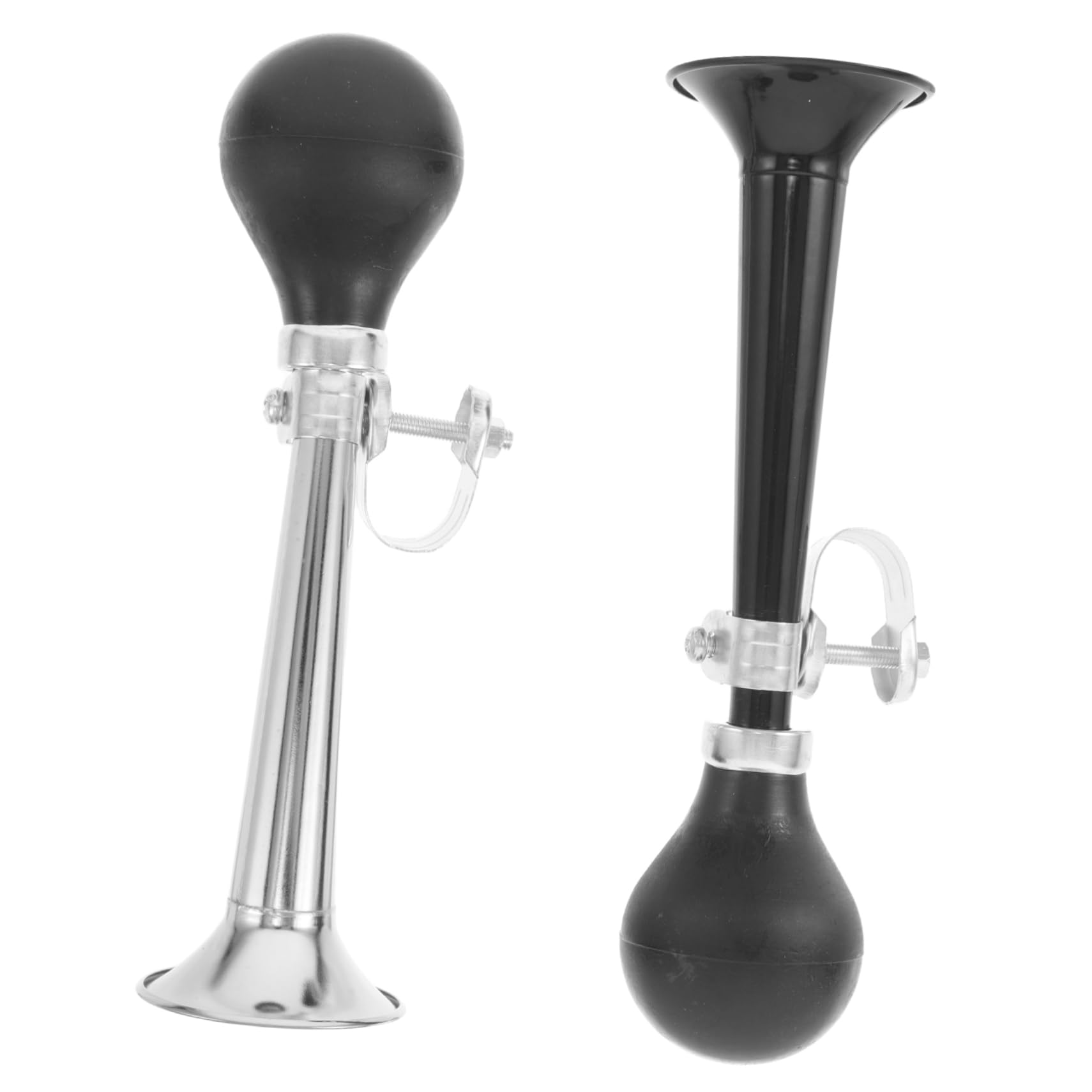 KOMBIUDA 2pcs Vintage Bicycle Horn Durable Metal Plating Loud Clear Sound Quick Tool Installation Weatherproof Design for Enhanced Cycling Safety