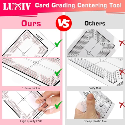 Luxiv Card Grading Centering Tool Kit (Rounded Corner)