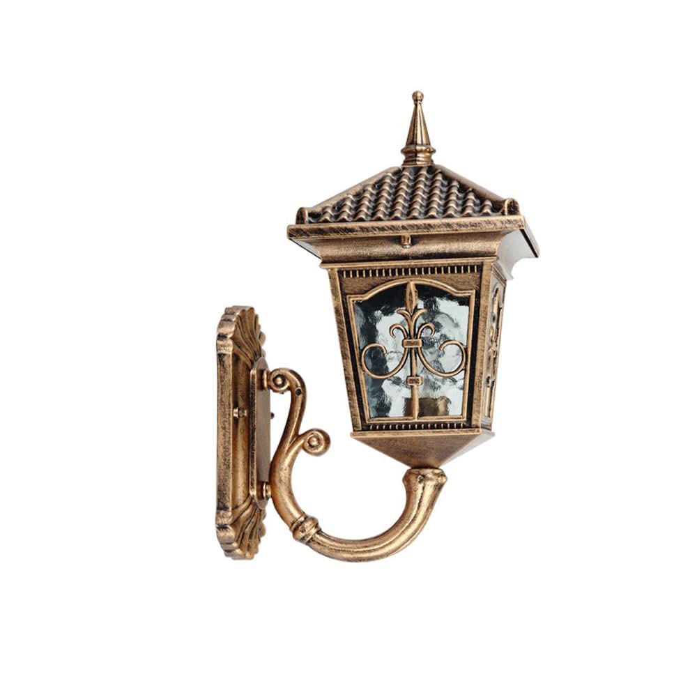 Lampe murale noire/bronze E27 pour illuminer vos souvenirs de famille extérieurs