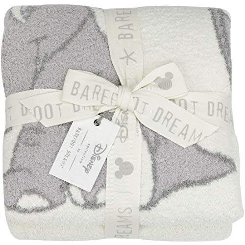 Image of Barefoot Dreams CozyChic Disney Dumbo Stroller Blanket, Comfortable Baby Blanket, Oyster Multi, 30 Inches x 40 Inches