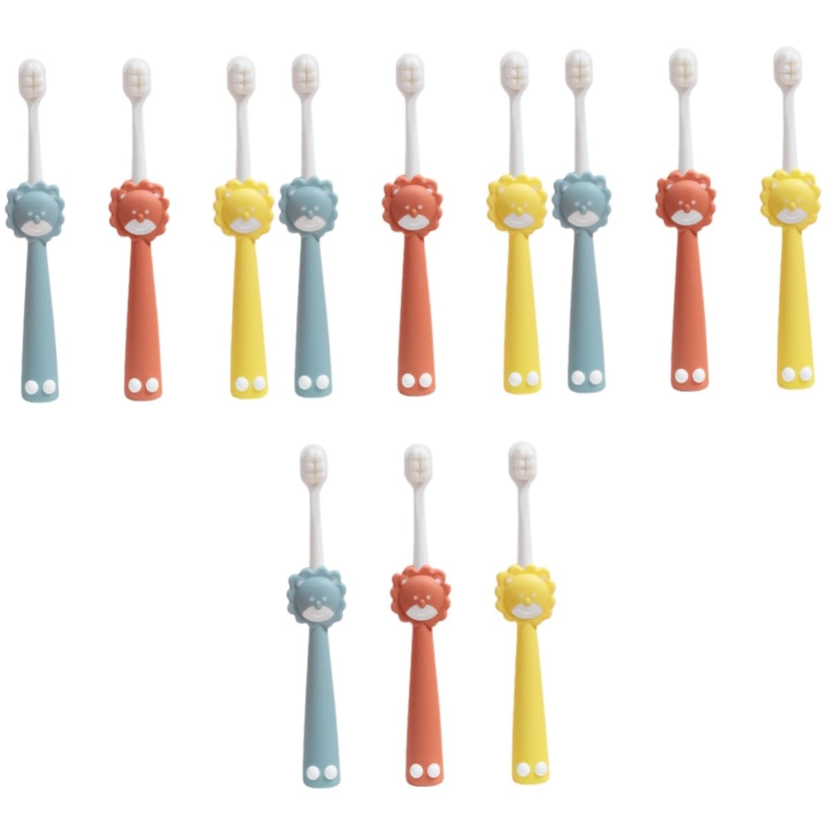 Healvian 12 Pz Spazzolino Da Denti Per Bambini Wanmao Spazzolino Manuale Spazzolino Per La Pulizia Profonda Extra Aspirazione Portatile Pp Bambino Che Fa i Primi Passi Prodotti Per Bambini