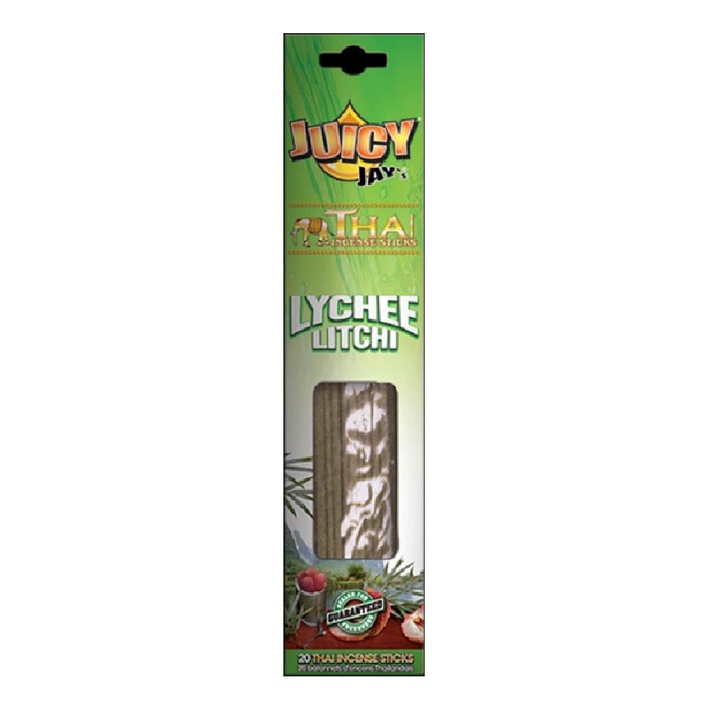 Vastu Black/Orange/Brown Juicy Jay's Scented Thai Incense Sticks By (Lychee)