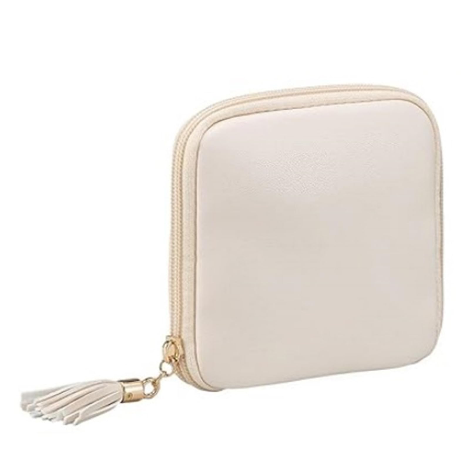 PU Leather Portable Jewelry Bag Holder for Women Girl Jewelry Organizer Storage Bag with Zipper & Anti-Scratch for Bangles Bracelets Earrings Beaded Necklaces