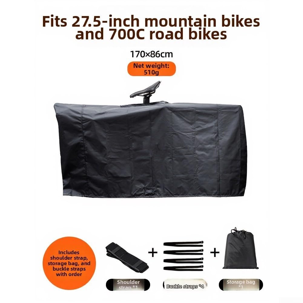 Copertura per bicicletta resistente, 170 cm, resistente ai raggi UV