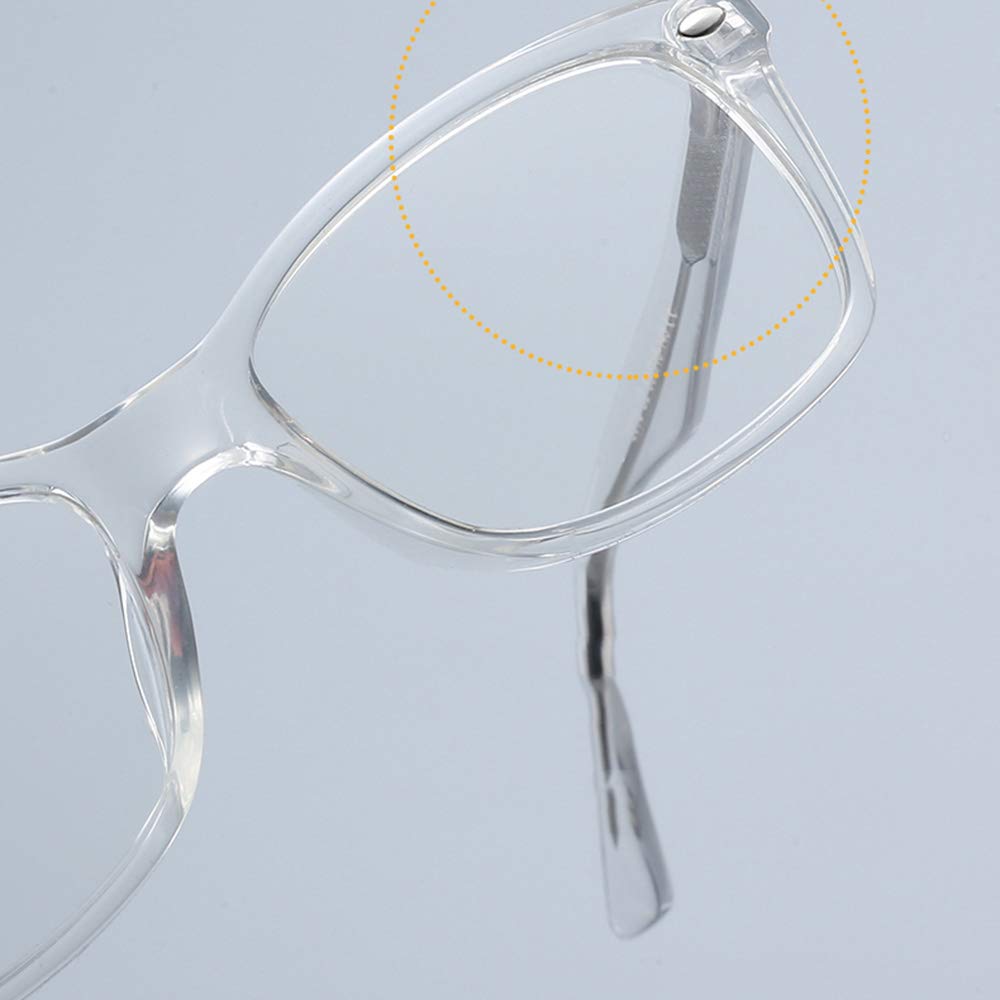 Lunettes De Vue Lecture Presbytie +1.00 à +4.00 - Anti-lumière Bleue, Monture Noir Translucide, Neuves Avec étiquettes