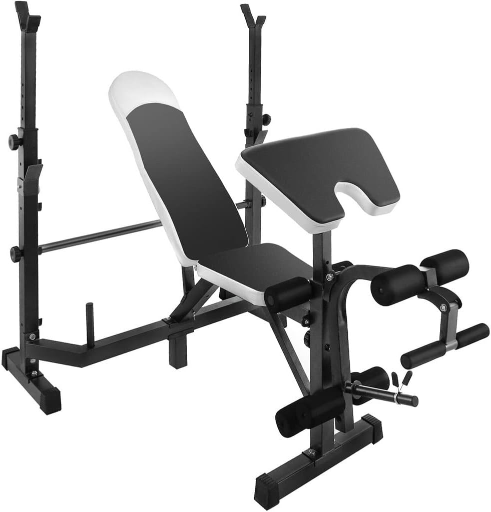 Adjustable Full Body Workout Bench Foldable Multifunctional Utility Weight Lifting