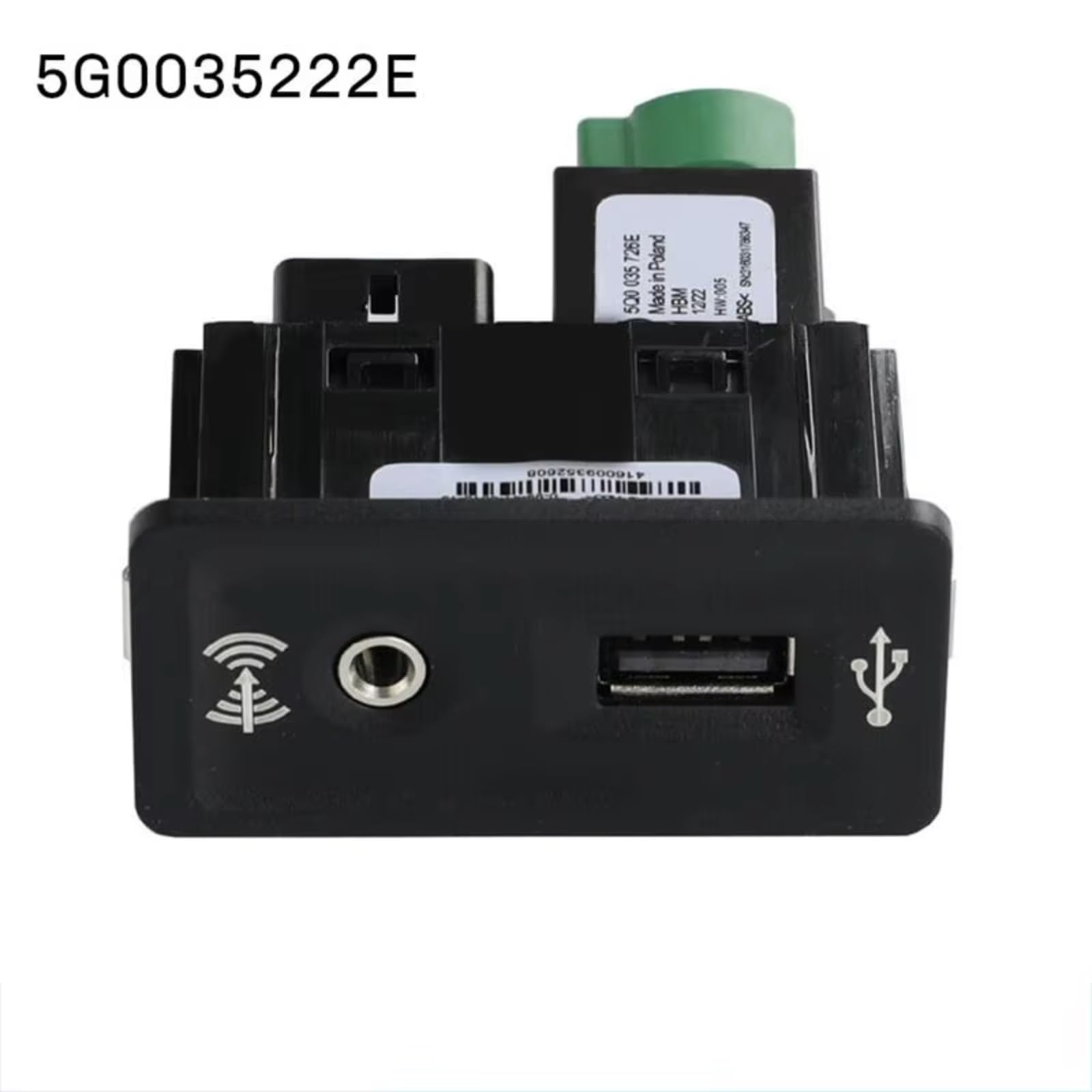 Console Presa USB AUX Compatibile Con Per Golf 7 Per MK7 Accessori Kit Adattatore Connettore Interfaccia Auto Presa USB