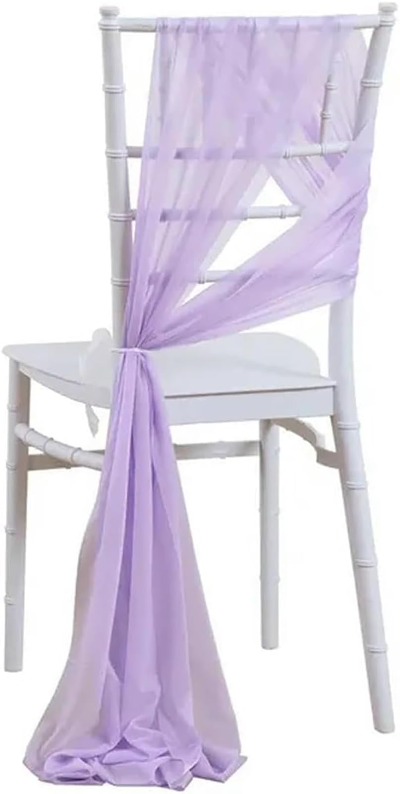Szyfonowe szarfy na krzesło do dekoracji ślubnej, eleganckie zasłony na przejście i bankiet, 17 x 275 cm, idealne do stylizacji krzesła imprezowego