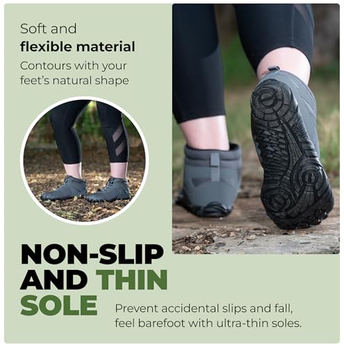 Vindra Flex Barefoot Winter Boots for Women & Men – Non-Slip, Lightweight, Wide Toe Box, Minimalist Walking Shoes for Healthy Foot Posture4