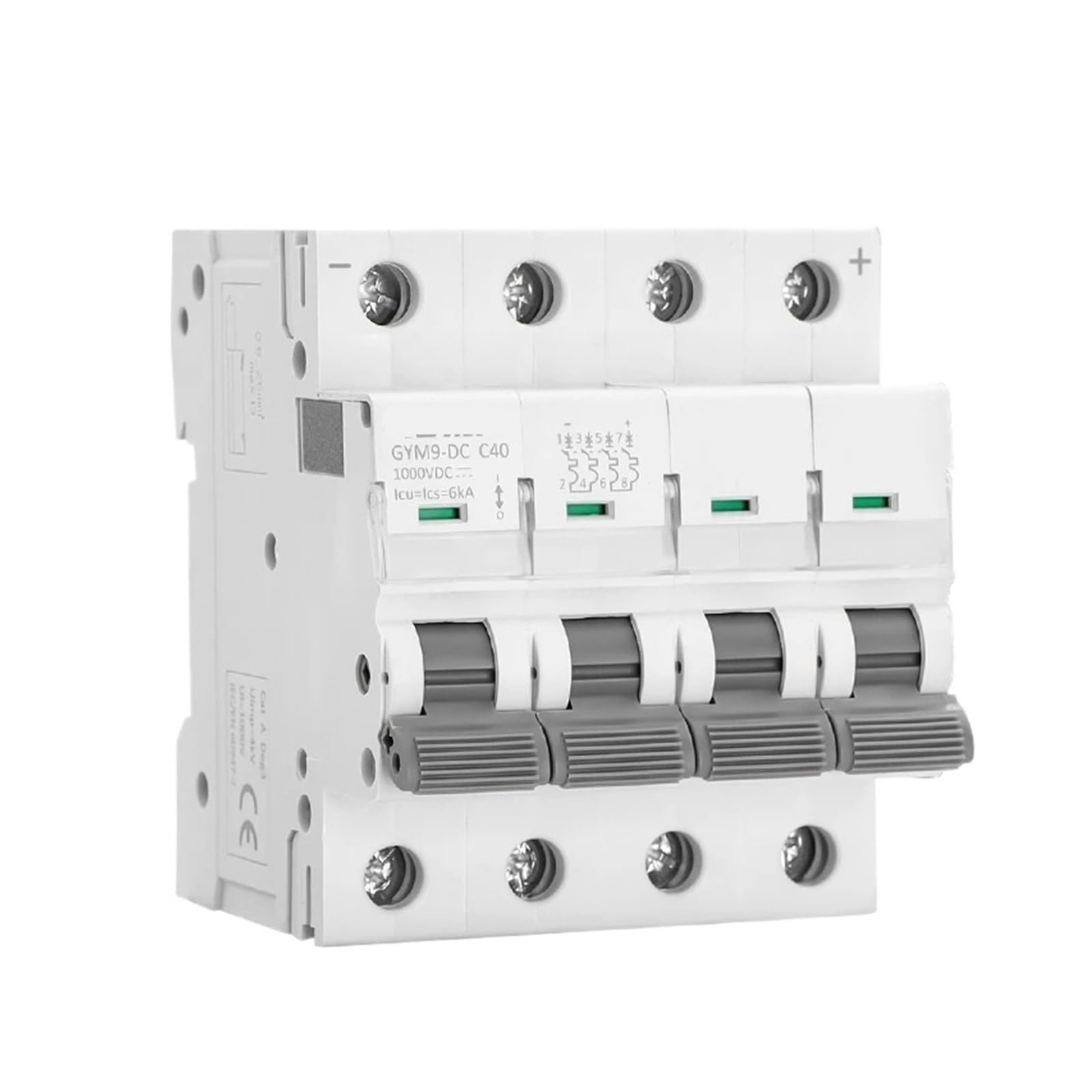 Disjoncteur 1000 V CC 40A pour sécuriser l'onduleur d'une installation solaire autonome
