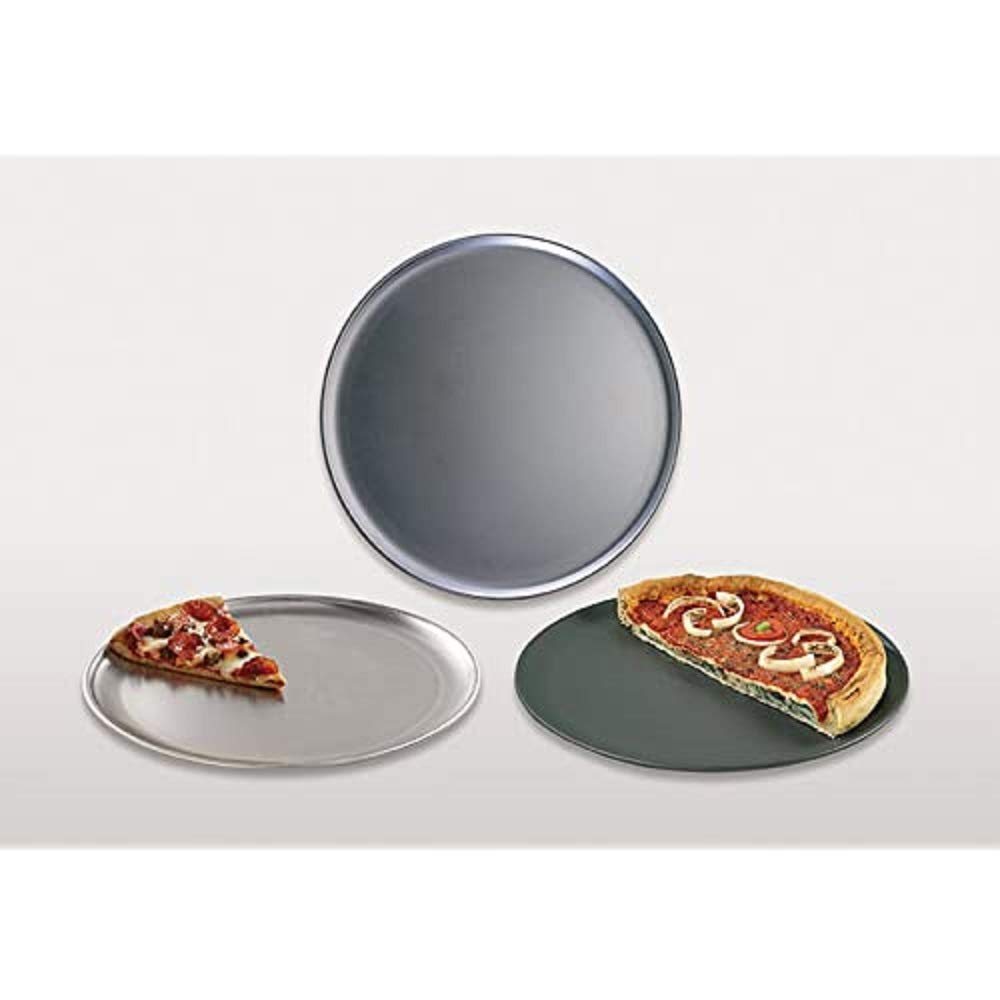 American Metalcraft HACTP17 Coupe Style Pan, Heavy Weight, 14 Gauge Thickness, 17" Dia., Aluminum