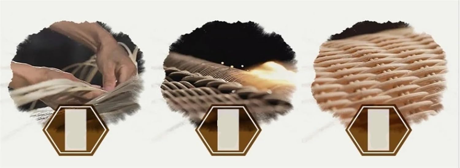 手作りの籐ボックス クリエイティブな籐編み長方形収納ボックス 竹製品