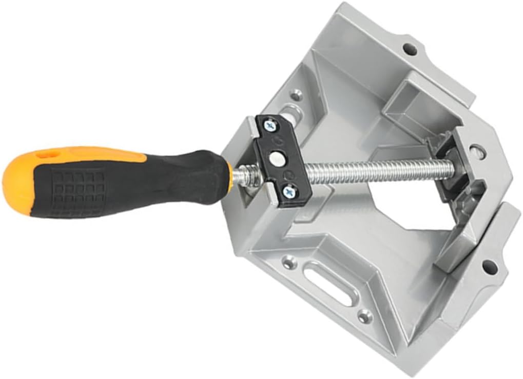 Unique Anti-skid Handle Right Angle Clamp 90 Degree Aluminum Alloy Clamp for Woodworking Miter