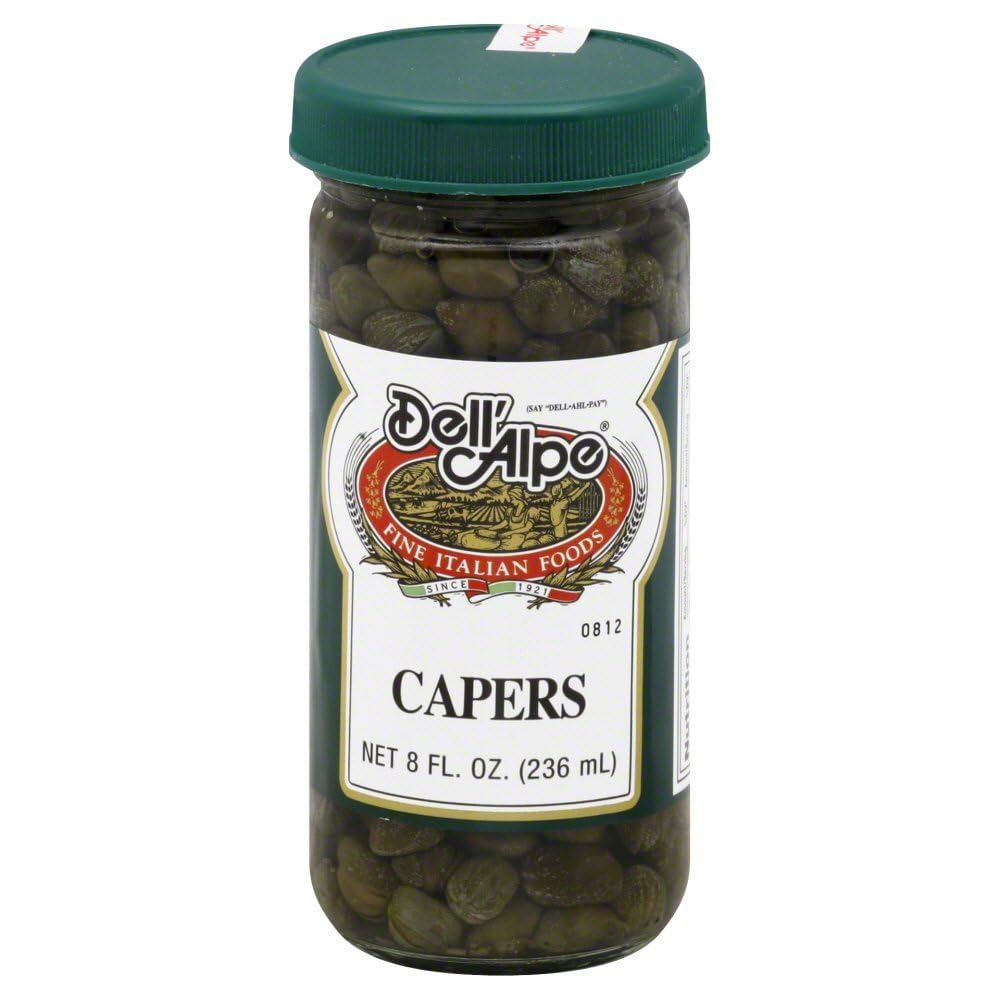 Curries By Nature Dell Alpe Caper Vinegar, 8 oz