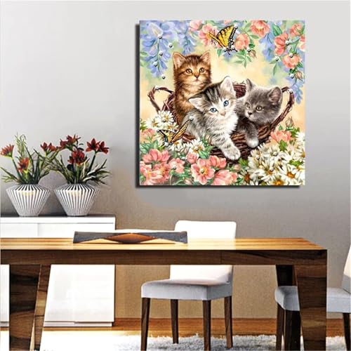 5D Diamond Painting Kits Complets Animaux 100x100cm Point de Croix Strass