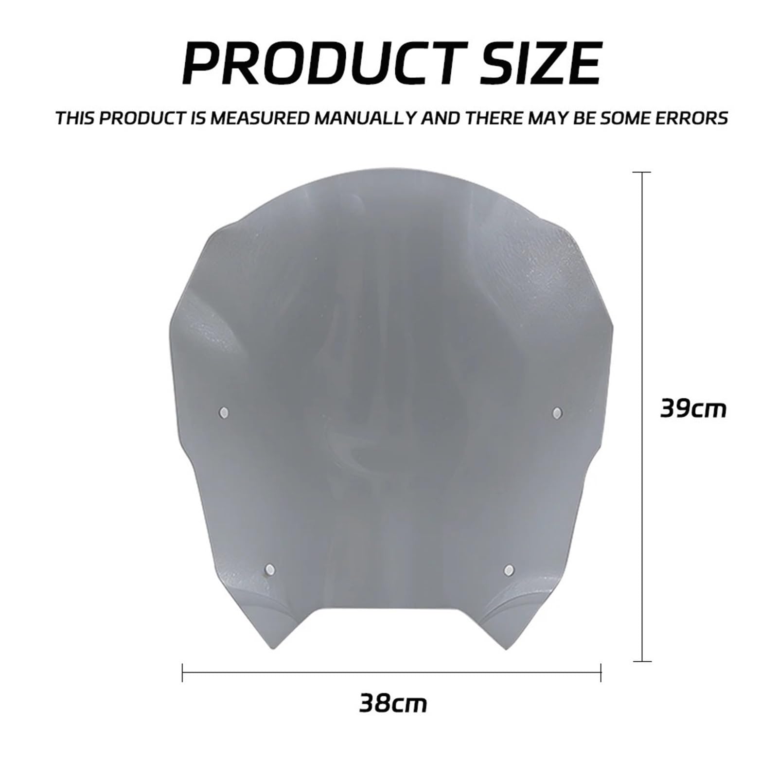 Szybka szyba motocyklowa Pasuje do BMW R1300RS | Deflektor przedniej szyby motocykla(Gray)