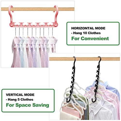 Hzziley YJKJ/HANGERS-12P 12-Pack-Closet-Organizers-And-Storage,Closet-Organizer-Hanger For Heavy Clothes,Sturdy Closet-Organization-And-Storage-Hangers-Space-Saving For Wardrobe,Dorm-Room-Essentials thumb #5