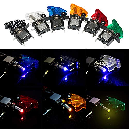 Sangmei Chave seletora do carro 12V 20A LED luz alternada interruptor da ignição do motor ligado bot