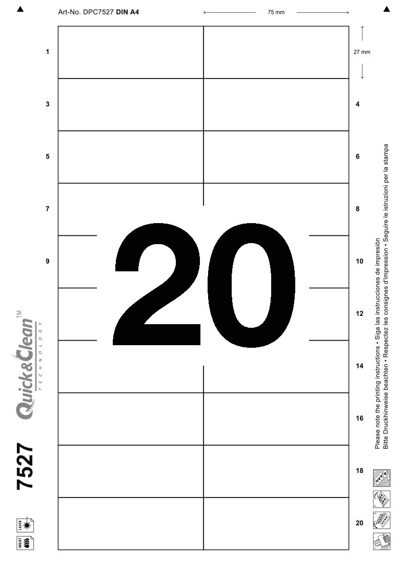 Avery Badge Point Printable Inserts 7527 - Image 2
