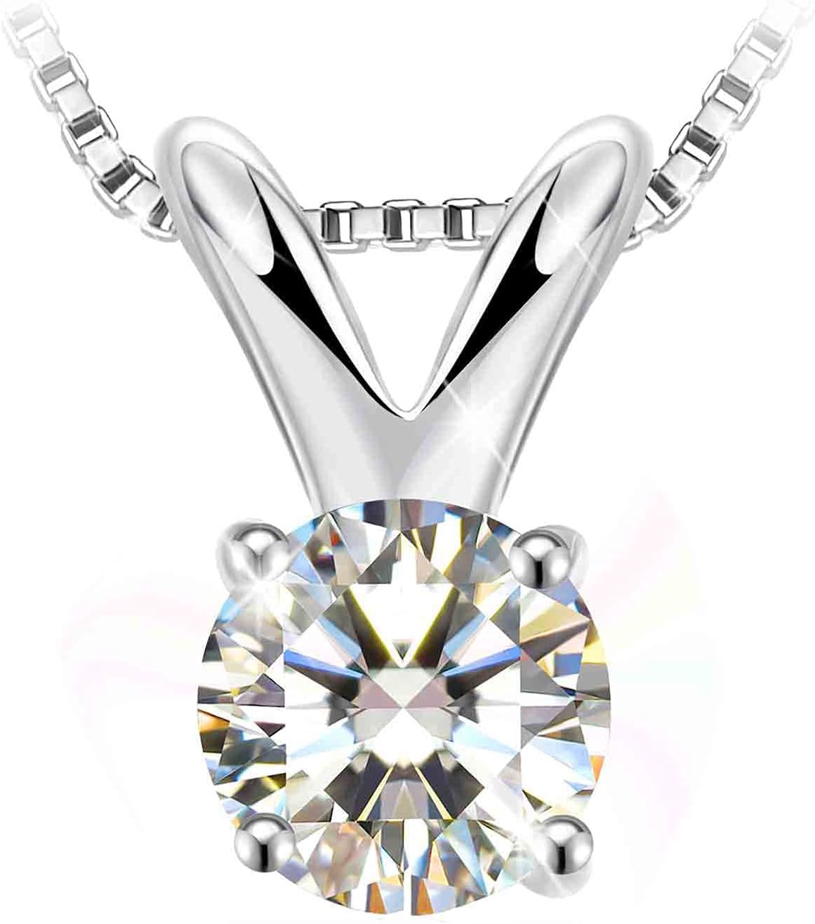JRosee Fashion 925 Sterling Silver Pendant Necklace JRosee Jewelry JR478