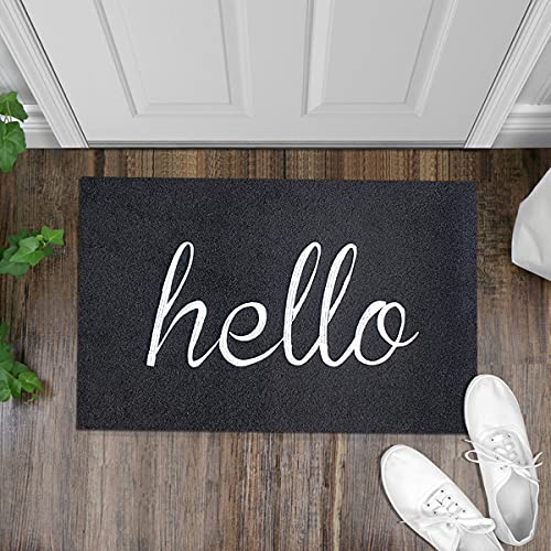 AOAOPQ Hello Zerbino di benvenuto Zerbino per