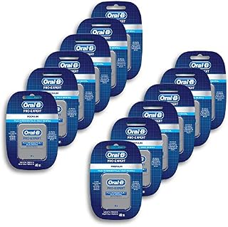 Oral-B Pro-Expert Premium, drut międzyzębowy, idealny do wrażliwych zębów, delikatny dla gengiwów, świeża mięta, format maksymalny 12 sztuk po 40 metrów