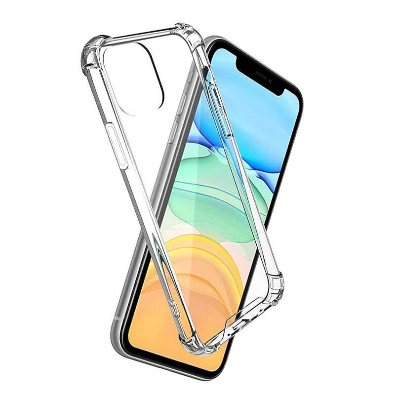 Zore Apple için uyumlu iPhone 14 Pro Max Kılıf Zore Nitro Anti Shock Silikon Renksiz