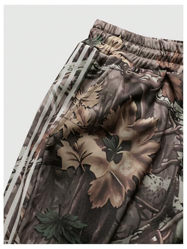 SOLY HUX Men's Camo Pants Drawstring Waist Straight Leg Streetwear Baggy Sweatpants with Pocket4