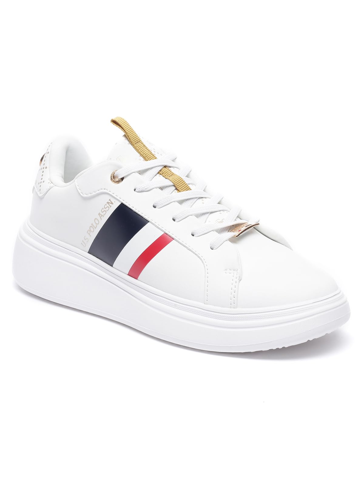U.S. Polo Assn. Clara 2.0 Women Off White Sneakers-(UK/4) (US/5) (1FD23430A01) (B0CKBYDKZ8) Amazon Price History, Amazon Price Tracker